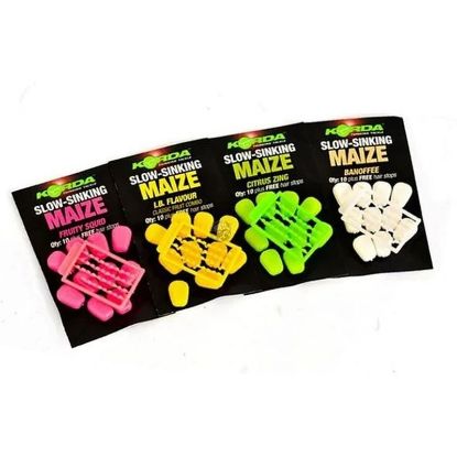 Picture of KORDA Slow Sinking Maize (including FREE hairstops)